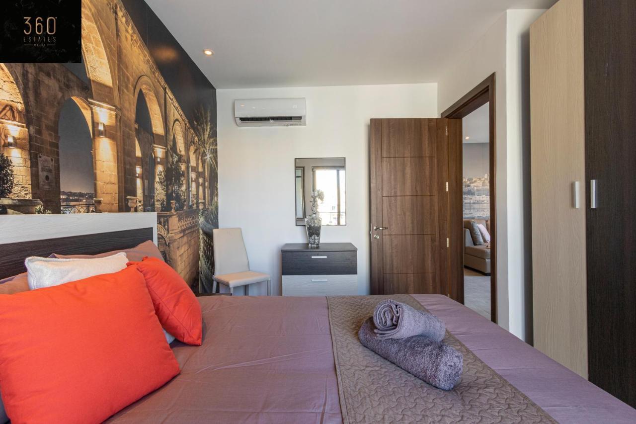 High-End Central Apt With Comfy Bed & Super Wifi By 360 Estates San Gwann Bagian luar foto